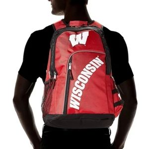 FOCO NCAA Wisconsin Badgers (2014 Edition) Elite Backpack, Red